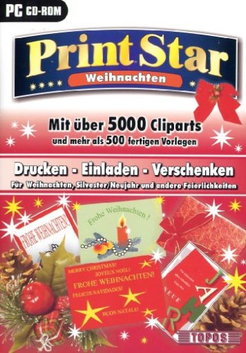 9783897884380: PrintStar Weihnachten /CD-ROM