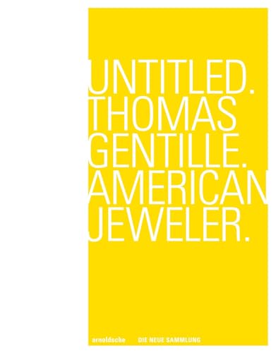 Beispielbild fr Untitled. Thomas Gentille. American jeweler. zum Verkauf von Antiquariat Luechinger