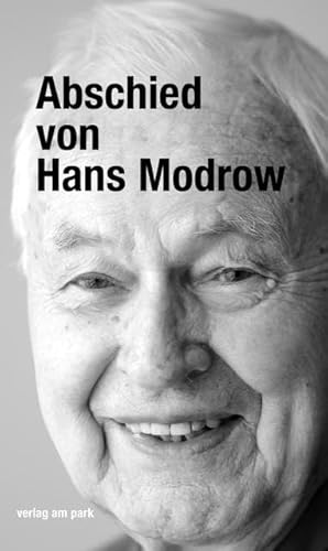 Beispielbild fr Abschied von Hans Modrow zum Verkauf von GreatBookPrices