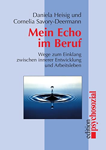 Beispielbild fr Mein Echo im Beruf. Wege zum Einklang zwischen innerer Entwicklung und Arbeitsleben. zum Verkauf von medimops