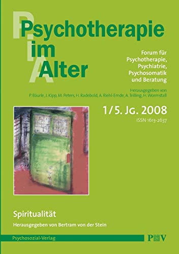 9783898068833: Psychotherapie im Alter Nr. 17: Spiritualitt, herausgegeben von Bertram von der Stein