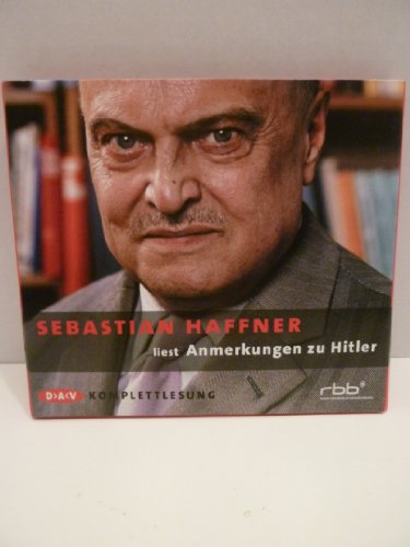Beispielbild fr Anmerkungen zu Hitler. 4 CDs zum Verkauf von medimops