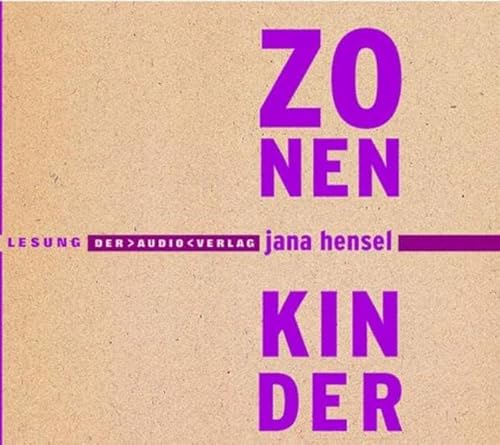 Stock image for Zonenkinder. 2 CDs. for sale by medimops