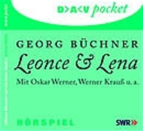 Leonce und Lena. CD. [Audiobook] (9783898132817) by Georg BÃ¼chner