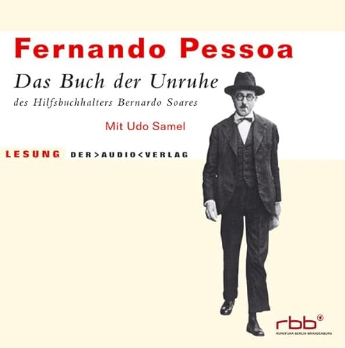 9783898135092: Das Buch der Unruhe des Hilfsbuchhalters Bernardo Soares. 4 CDs