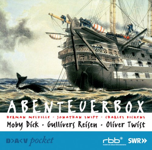 9783898136112: Abenteuerbox. 5 CDs: Moby Dick / Oliver Twist / Gullivers Reisen