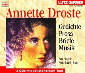 9783898161107: Annette Droste. 3 CDs. . Gedichte / Prosa / Briefe / Musik