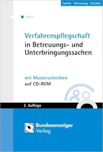 Beispielbild fr Verfahrenspflegschaft in Betreuungs- und Unterbringungssachen. Ein Leitfaden mit Musterschreiben auf CD-ROM zum Verkauf von medimops