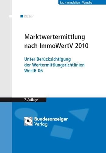 Stock image for Marktwertermittlung nach ImmoWertV: Praxisnahe Erluterungen zur Verkehrswertermittlung von Grundstcken for sale by medimops