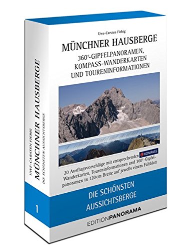 Imagen de archivo de Münchner Hausberge Faltpanoramen: Die sch nsten Aussichtsberge [Map] Fiebig, Uwe-Carsten a la venta por tomsshop.eu