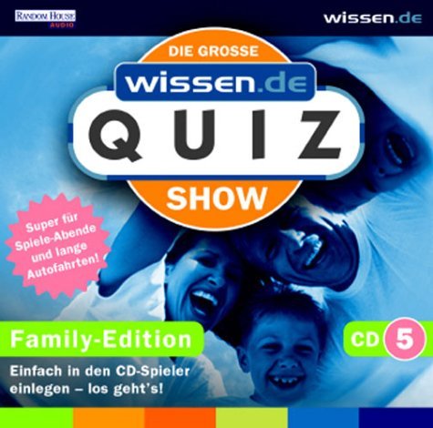 Die große wissen.de Quizshow, Family-Edition, 1 Audio-CD - Karney Jürgen