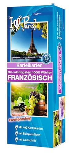 Beispielbild fr Karteikarten - Die wichtigsten 1000 Wrter, Franzsisch: Niveau A1 bilingual / zweisprachig zum Verkauf von medimops