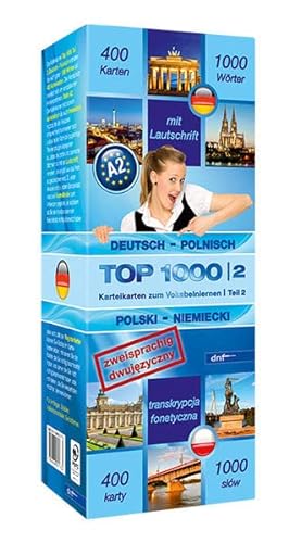 9783898317733: Top 1000 Teil 2. Deutsch-Polnisch / Polnisch-Deutsch: 400 Karteikarten