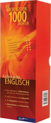 Die wichtigsten 1000 Wörter. Englisch: Karteikarten Wortschatz