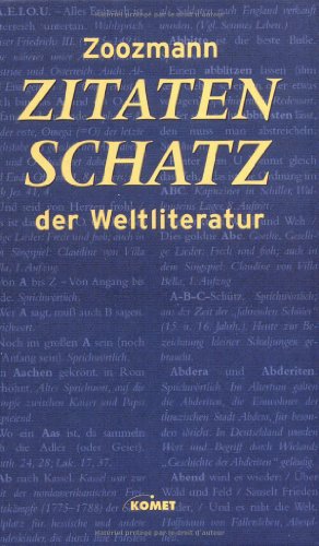 9783898363334: Zitatenschatz der Weltliteratur.