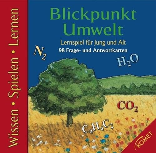 Wissen Spielen Lernen (Kartenspiel), Blickpunkt Umwelt Lernspiel für Jung und Alt. 98 Frage- und Antwortkarten. Für 1-98 Spieler