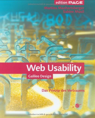 Beispielbild fr Web Usability - Das Prinzip des Vertrauens (Galileo Design) zum Verkauf von medimops