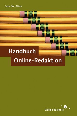 Beispielbild fr Handbuch Online-Redaktion Galileo Design von Saim Rolf Alkan (Autor) Der Markt verlangt eine verstrkte Professionalisierung der Informationsangebote von Unternehmen und Organisationen im Internet. Der Aufbau spezieller Online-Redaktionen wird durch die technischen, konomischen und ergonomischen Gegebenheiten unabdingbar. Die Aufgabenstellung ist jedoch nicht leicht. Knappe Budgets, stndiger Aktualittsdruck oder Mangel an qualifiziertem Personal machen den Aufbau und den effizienten Betrieb einer Online-Redaktion besonders schwierig. Das Buch vermittelt das umfassende Fachwissen fr Konzeption, Aufbau und Betrieb einer Online-Redaktion. Die Aufgaben des Redakteurs werden dabei konsequent von den Anforderungen der Nutzer abgeleitet. Contentgenerierung, Rollen, Prozesse und Workflows werden genauso fundiert beschrieben wie die Basistechnologien und das Content-Management. Fallbeispiele aus bekannten Unternehmen machen das Dargestellte anschaulich. So wird das Buch zum stndigen Beglei zum Verkauf von BUCHSERVICE / ANTIQUARIAT Lars Lutzer