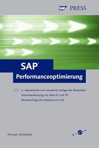 Beispielbild fr SAP-Performanceoptimierung - Analyse und Tuning von SAP-Systemen (SAP PRESS) zum Verkauf von medimops