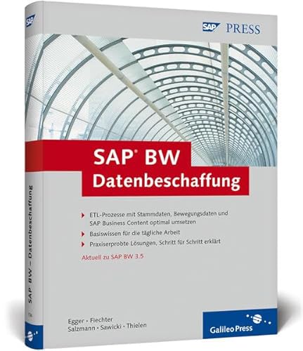 Imagen de archivo de SAP BW - Datenbeschaffung: Der ETL-Prozess mit Stammdaten, Bewegungsdaten und Business Content in SA a la venta por medimops
