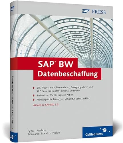 Stock image for SAP BW - Datenbeschaffung: Der ETL-Prozess mit Stammdaten, Bewegungsdaten und Business Content in SA for sale by medimops