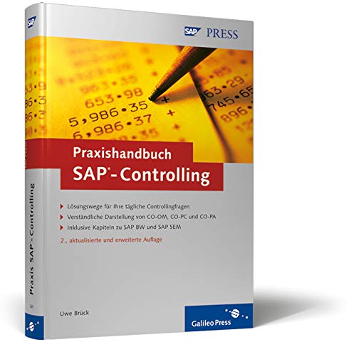 Beispielbild fr Praxishandbuch SAP-Controlling Lsungswege fr Ihre tglichen Controllingfragen. Verstndliche Darstellung von CO-OM, CO-PC und CO-PA. Inklusive Kapiteln zu SAP BW und SAP SEM (Gebundene Ausgabe) von Uwe Brck Sehr anschauliches Handbuch zum Thema Controlling. Es gibt einen guten berblick ber das Zusammenwirken der einzelnen Teilmodule innerhalb SAP-CO sowie das Zusammenwirken mit den anderen Modulen wie FI, MM und SD. Auch fr Nichtcontroller werden sonst sehr schwer verstndliche Begriffe wie Sekundrkostenarten sehr plaktativ beschrieben. Die betriebswirtschaftlichen Sichten sind sehr verstndlich und anschaulich. Gerade das Kapitel 6 Harmonisierung im Rechnungswesen wird zu heftigen Diskussionen zwischen FI- und CO-Verantwortlichen fhren. Teilweise sind provokante Aussagen ber Sinn und Unsinn von liebgewonnenen CO-Theorien aufgefhrt, gerade diese Passagen machen das Buch jedoch sehr lesenswert. Vom Stil her ist es sehr verstndlich geschrieben. Stellenweise ist das Buch sogar zum Verkauf von BUCHSERVICE / ANTIQUARIAT Lars Lutzer