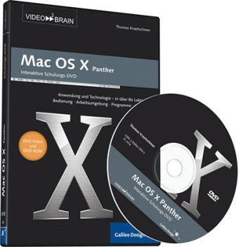 9783898425841: Mac OS X Panther - Interaktive Schulungs-DVD [Alemania]