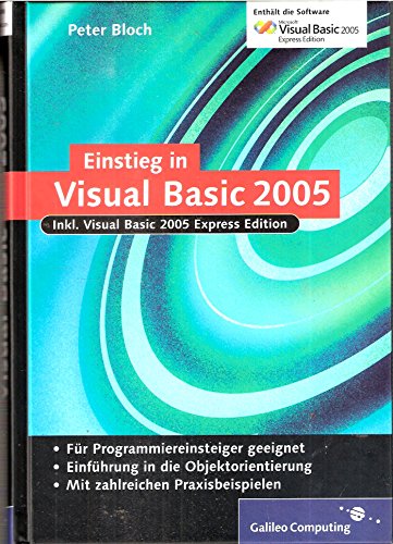 Imagen de archivo de Einstieg in Visual Basic 2005: Visual Studio 2005 Express Edition (Galileo Computing) a la venta por medimops