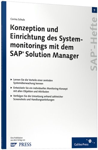 Konzeption und Einrichtung des Systemmonitorings mit dem SAP Solution Manager.