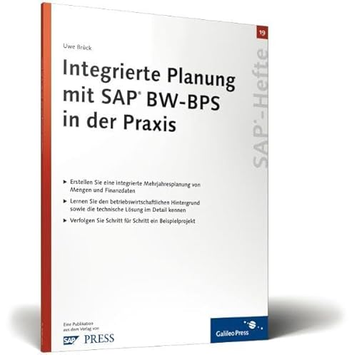 Beispielbild fr Integrierte Planung mit SAP BW-BPS in der Praxis Business Intelligence Cashflow-Rechnung Controlling Data Warehouse Finanzen GuV Informatik EDV Anwendungs-Software Betriebswirtschaftslehre Mehrjahresplanung Planung Profitability Analysis SAP Business Information Warehouse SAP BW SAP BW-BPS SAP CO SAP PRESS SAP SEM Uwe Brck Erstellen Sie eine integrierte Mehrjahresplanung von Mengen und Finanzdaten - Lernen Sie den betriebswirtschaftlichen Hintergrund sowie die technische Lsung im Detail kennen - Verfolgen Sie Schritt fr Schritt ein Beispielprojekt - - Sie wollen eine Mehrjahresplanung mit SAP SEM/BW-BPS einrichten und suchen dazu einen praxiserprobten Lsungsansatz? Dieses SAP-Heft erklrt Ihnen bis ins technische Detail verstndlich, wie diese Aufgabe erfolgreich zu bewltigen ist. Ausgehend von der konkreten betriebswirtschaftlichen Fragestellung lernen Sie, wie Sie eine integrierte Planung mit SAP BW-BPS optimal umsetzen knnen. Dabei untersttzt Sie ein Praxisbeispiel, das genau zum Verkauf von BUCHSERVICE / ANTIQUARIAT Lars Lutzer