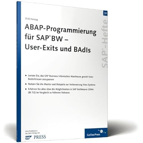 Beispielbild fr ABAP-Programmierung fr SAP BW - User-Exits und BAdIs: SAP-Heft 30 (SAP-Hefte) zum Verkauf von medimops