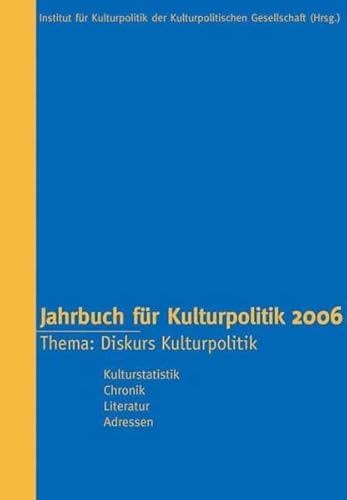 Beispielbild fr Jahrbuch fr Kulturpolitik 2005: BD 5 zum Verkauf von medimops