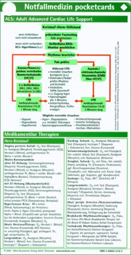 Notfallmedizin pocketcard (2er Set) - o. Ang.