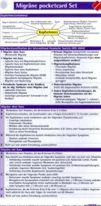 Migräne pocketcard (3er-Set) - Sprenger, Till; Straube, Andreas