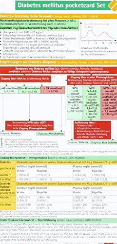 9783898621830: Diabetes mellitus pocketcard Set