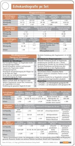 Stock image for Echokardiografie pocketcard Set for sale by Blackwell's