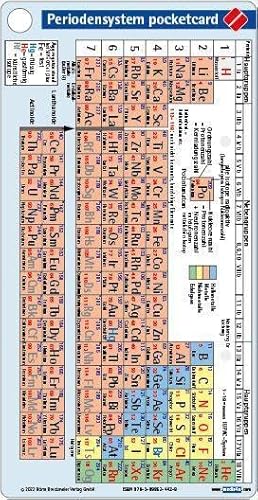 Beispielbild fr Periodensystem pocketcard zum Verkauf von GreatBookPrices