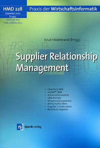 Beispielbild fr Supplier Relationship Management zum Verkauf von medimops