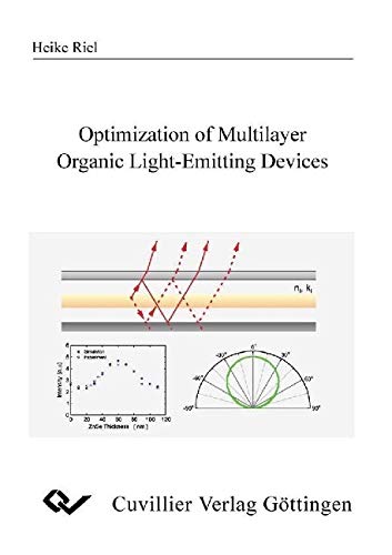9783898736350: Riel, H: Optimization of Multilayer Organic Light-Emitting D