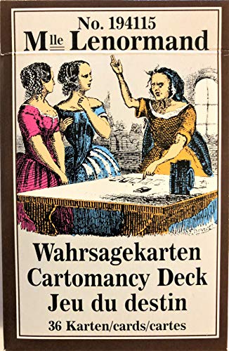Stock image for Lenormand Wahrsagekarten, Karten M. Dtsch. Anleitung for sale by Revaluation Books