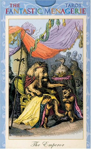 9783898758734: Fantastic Menagerie Tarot: Auf Basis von J.J. Grandville-Motiven. 78 Tarotkarten mit engl. Anleitung