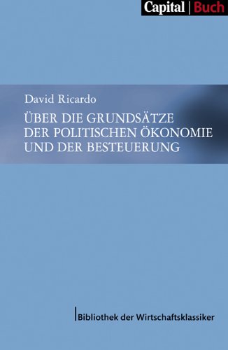 Beispielbild fr ber die Grundstze der politischen konomie und der Besteuerung zum Verkauf von medimops