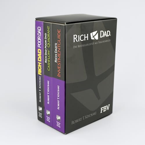 Stock image for Rich Dad Poor Dad - 25-Jahre-Jubilumsedition: Rich Dad, Poor Dad; Cashflow Quadrant; Rich Dad's Investmentguide for sale by medimops