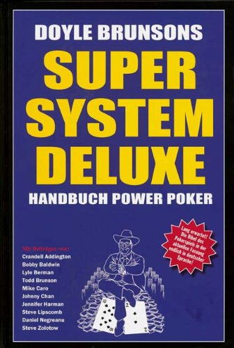 Beispielbild fr Super System Deluxe. Handbuch Power Poker zum Verkauf von medimops