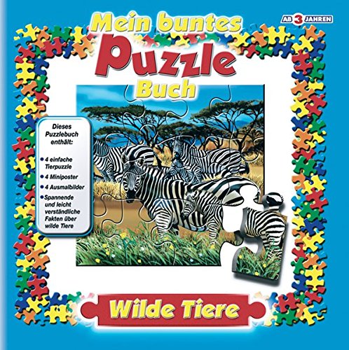 Beispielbild fr Mein buntes Puzzle-Buch. Wilde Tiere zum Verkauf von medimops