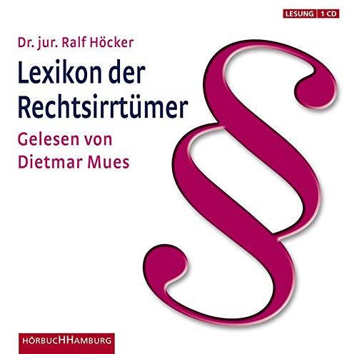 9783899034615: Lexikon der Rechtsirrtmer