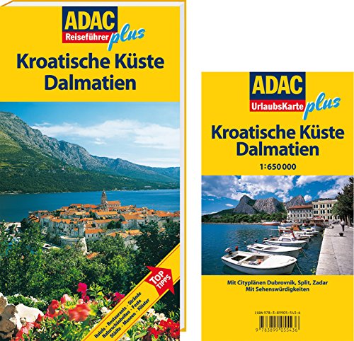 Stock image for ADAC Reisefhrer plus Kroatische Kste/Dalmatien: Mit extra Karte zum Herausnehmen: TopTipps: Hotels, Restaurants, Strnde, Naturschnheiten, Feste, Stdte, Museen, Klster for sale by medimops