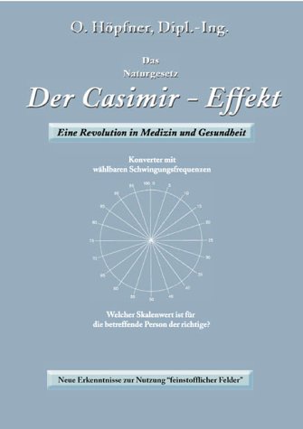 9783899068818: Der Casimir-Effekt: Eine Revolution in Medizin und Gesundheit