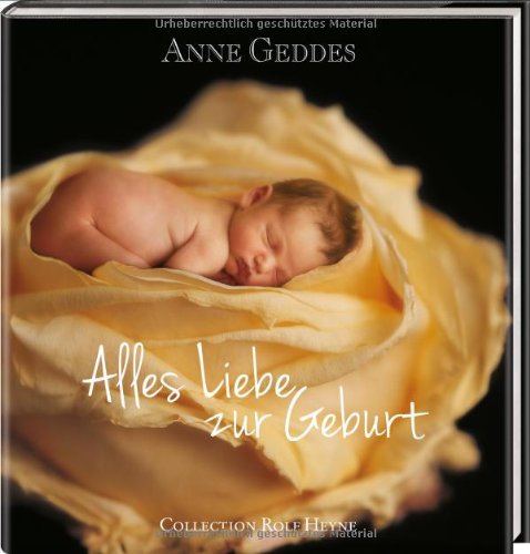 Alles Liebe zur Geburt (gold) - Anne, Geddes