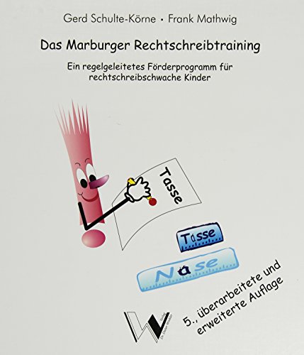 Stock image for Das Marburger Rechtschreibtraining for sale by medimops